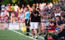 Xavi, conforme con lo que vio | Twitter @FCBarcelona_es