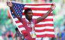 Fred Kerley ganó medalla de oro en los 100 metros del Mundial de Eugene (AFP)