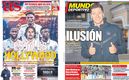 Las portadas de los diarios europeos.