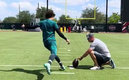 Ochoa no tuvo problemas en acertar varios goles de campo | Captura