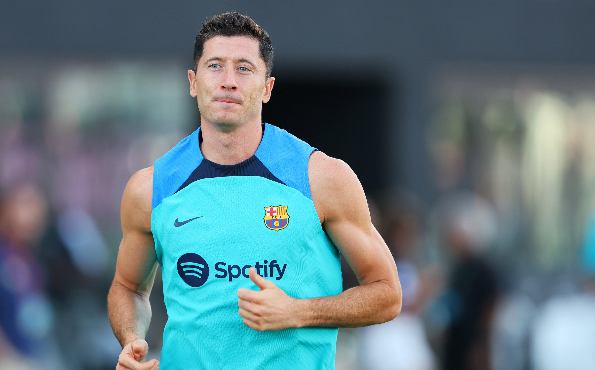 Robert Lewandowski firmó este verano con el FC Barcelona. (FOTO: AFP)