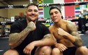 Andy Ruiz coincidió con Oscar Valdez en el gimnasio de Eddy Reynoso. FOTO: @andy_destroyer13