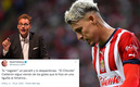 David Faitelson acusó que Cristian Calderón no refrenda su estatus de jugador de Chivas. (Imago7)