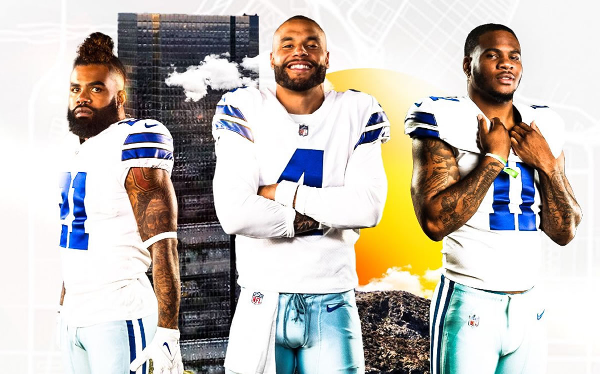 BOSS - Camiseta BOSS x DALLAS COWBOYS con logo alternativo - Negro