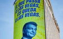 Así luce el anuncio de Laporta en Las Vegas.