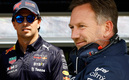 Christian Horner defendió a Checo Pérez tras quedar fuera del podio en Francia. (Reuters)