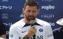 Messi en un evento del PSG en Japón. (AFP)