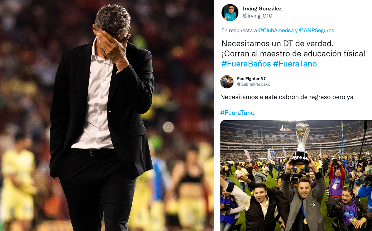 El Tano Ortiz es cuestionado severamente por la afición del América. (Imago7 / Twitter)