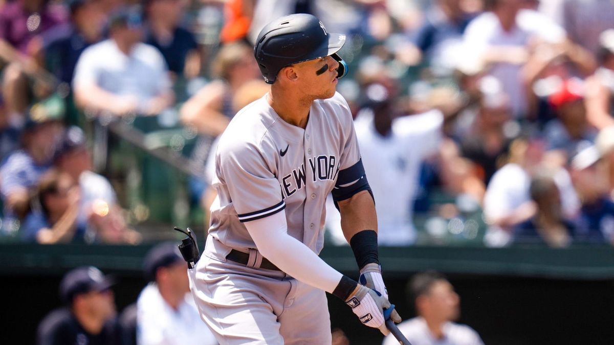 Aaron Judge conectó su séptimo jonrón en los últimos nueve juegos. (@Yankees)