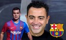 Rafa Márquez y Xavi Hernández (AFP).