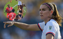 Alex Morgan jugó contra Haití y las rivales no daban crédito. (Mexsport)
