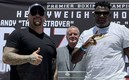 Andy Ruiz y Luis Ortiz vivieron su primer cara a cara. FOTO: PBC.