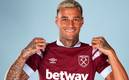 West Ham fichó a la promesa italiana Gianluca Scamacca (Twitter @WestHam)