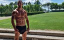 Ibrahimovic luce su espectacular físico.