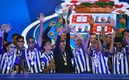 Porto celebra conseguir su Supercopa 23. Foto: AFP