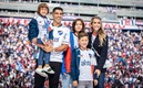 Luis Suárez  y su familia (Captura de Twitter Luis Suárez).