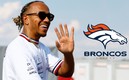 Los  Denver Broncos dieron la bienvenida a Lewis Hamilton. FOTO: Reuters.
