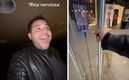 El joven recorrió el cine antes de darse cuenta que estaba cerrado. (FOTO: Captura)