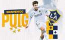 Riqui Puig es nuevo compañero de Chicharito Hernández en LA Galaxy (Twitter @LAGalaxy_Es)