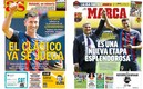 Barcelona acaparó las portadas de España.