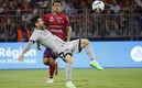 Messi hizo su primer gol de chilena.