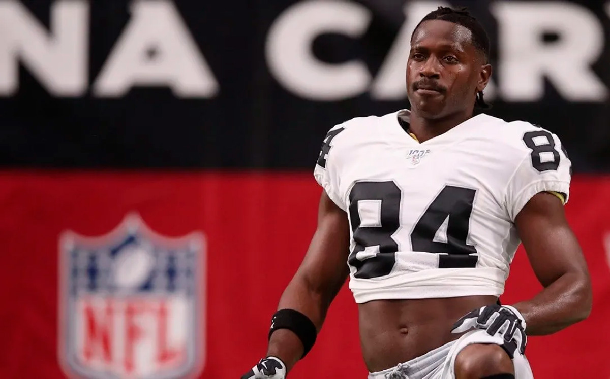 Antonio Brown, exrecpetor NFL de Steelers, Raiders y Buccaneers. (Reuters)