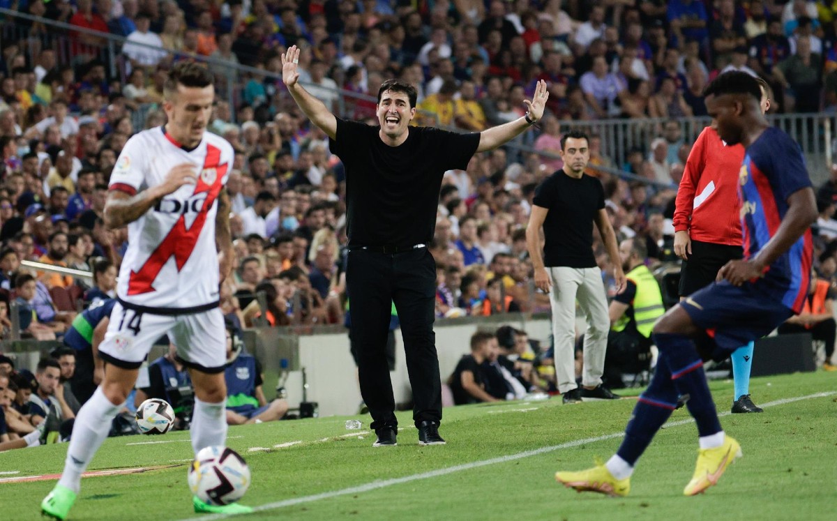 Andoni Iraola aplaude esfuerzo de su Rayo Vallecano