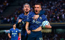 Valdés y Rodríguez colaboraron con gol. (Foto: Imago7)