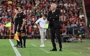 Carlo Ancelotti, durante el encuentro de la Jornada 1 | EFE