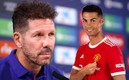 Cholo Simeone y CR7 (Captura de Twitter Atlético de Madrid).