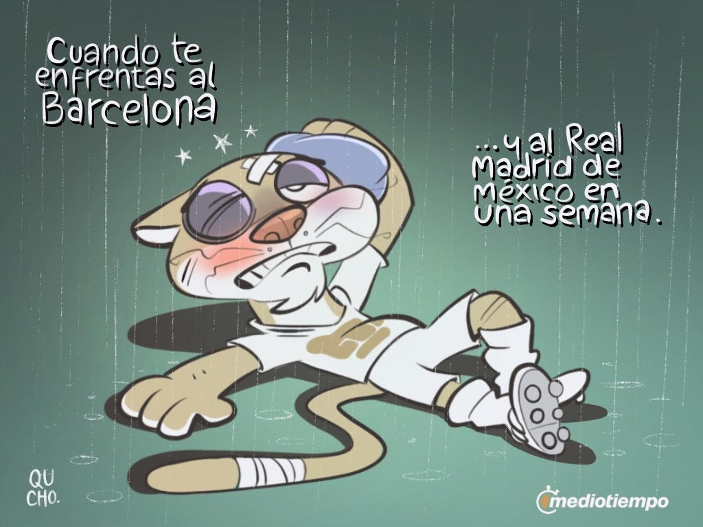 Cuando te enfrentas al Barcelona y al Real Madrid de México en una semana