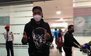 Michael Estrada en el aeropuerto de la CDMX. (FOTO: Abigail Parra)