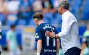 Marcelo Flores debutó con Oviedo al minuto 54 del juego ante el Andorra FC. (TW @RealOviedo)