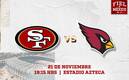 49ers y Cardinals se enfrentarán en el Estadio Azteca