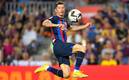 Lewandowski vive su primera temporada con el Barcelona (AFP)