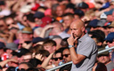 Ten Hag en el Brentford vs United. (Reuters)