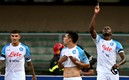 Victor Osimhen fue objeto de insultos en el Estadio del Hellas Verona. FOTO: AFP.
