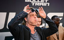 Brad Pitt durante la presentación de Bullet Train. (FOTO: AFP)