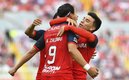 Ángel Zaldívar festeja uno de sus goles ante Necaxa. (FOTO: Imago7)