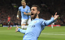 Bernardo Silva abrió el marcador en Old Trafford. (Foto: AP)