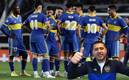 Riquelme habló fuertemente con su plantel tras la pelea entre Benedetto y Zambrano (AFP)