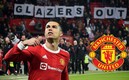 Aficionados del Manchester United pidiendo la salida de los hermanos Glazer (Reuters).