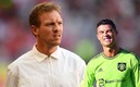 Julian Nagelsmann, DT del Bayern, habló sobre CR7 (Reuters)