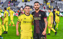 Los exjugadores de Tigres posaron al final del partido | Twitter @VamosATLUTD