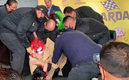 Pagano y Cibernético llegaron a los golpes. (Captura)
