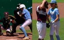 El bateador golpeado consoló al pitcher, que pidió salir del partido. (Transmisión de ESPN)