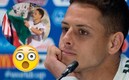 Chicharito Hernández despreció firmar la bandera de México. (Mexsport | Twitter)