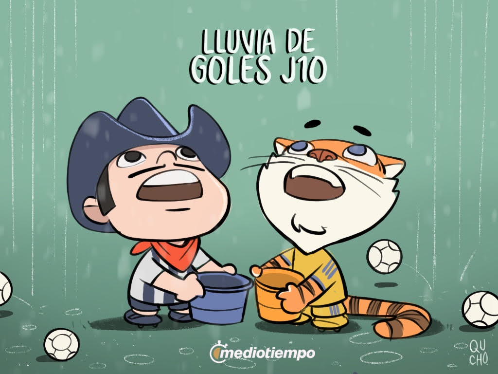 Lluvia de goles en la Jornada 10