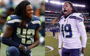 Griffin se desempeñó principalmente en equipos especiales | Twitter @Seahawks y @NFL