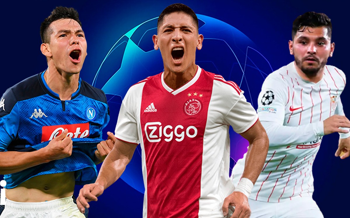 El Ajax y Napoli se enfrentarán en la Fase de Grupos. FOTO: Especial.